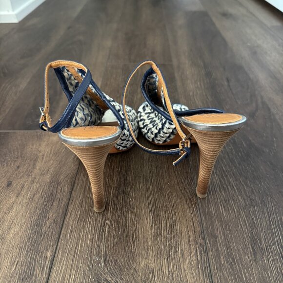 COACH - Leela Heels - Blue/White/Silver - 39 ( 9 ) - Picture 3 of 4